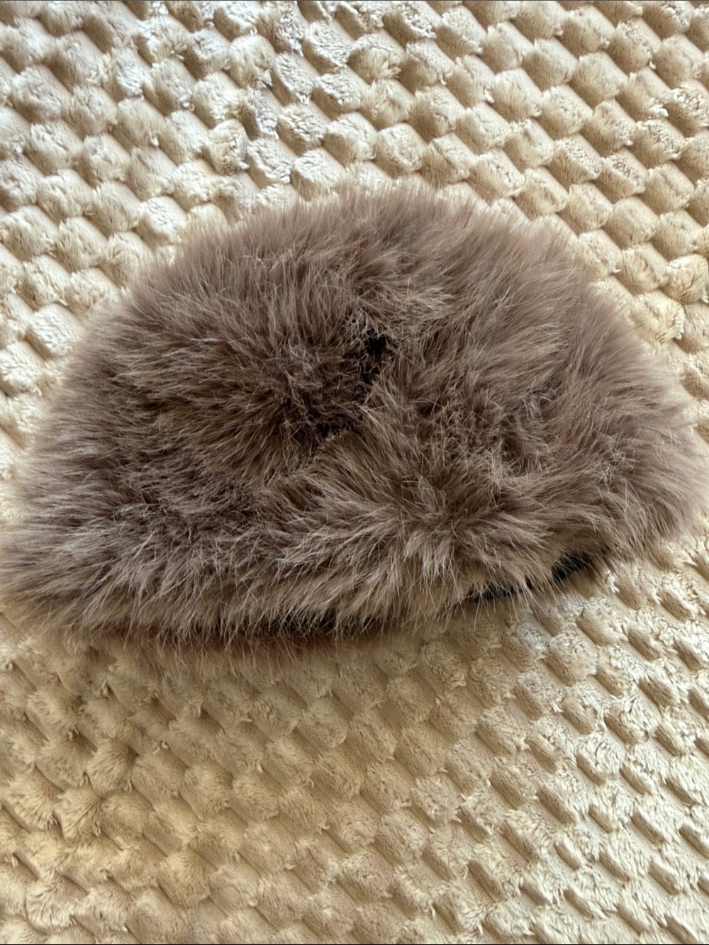 Cossak Russian Style Plush Faux Fur Brown Women's Winter Hat